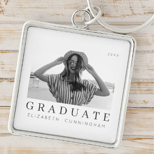Porte-clés Diplômé 20XX Cool moderne Simple minimaliste photo