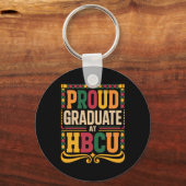 Porte-clés Diplômé à Hbcu Juneteenth École Historique Hbcu (Recto)