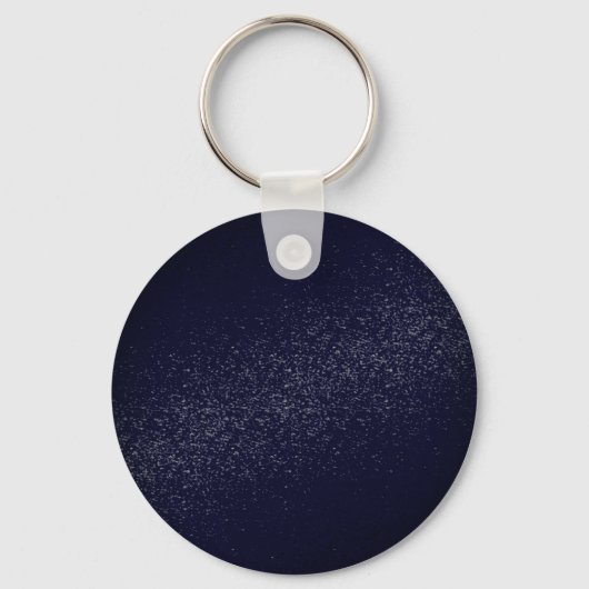 Porte-clés Diplômé chic bleu foncé classe supérieure (Verso)