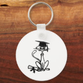 Porte-clés Diplôme de chat cool (Recto)