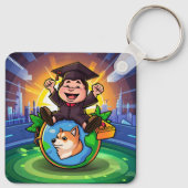 Porte-clés Diplôme de dogécine (Dos)