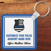 Porte-clés Diplômé de l'Académie de police (Verso)