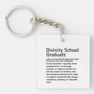 Porte-clés Diplômé de l'école de Divinité