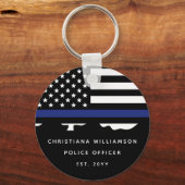 Porte-clés Diplôme de l'École de police de police (Recto)