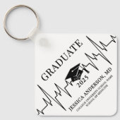 Porte-clés Diplôme de l'école Médicale de soins infirmiers (Recto)