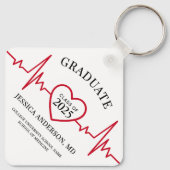 Porte-clés Diplôme de médecine (Dos)