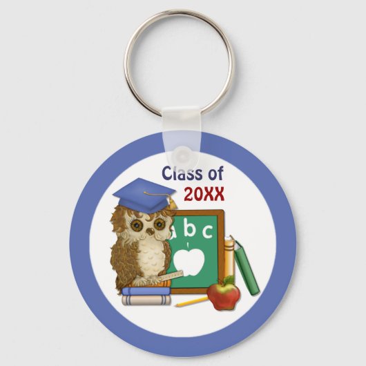 Porte-clés Diplôme de Scholar Owl (Recto)