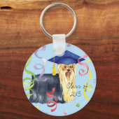 Porte-clés Diplômé de Yorkie (Recto)