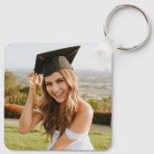 Porte-clés Diplôme double face Deux photos (Dos)