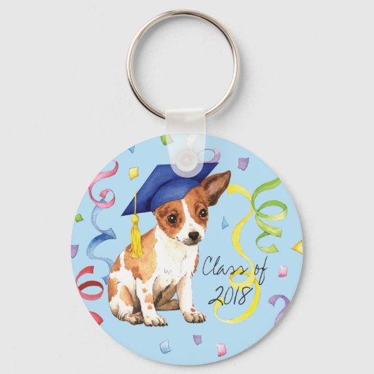 Porte-clés Diplômé du Chihuahua (Recto)