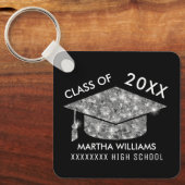 Porte-clés Diplômé / Graduation Classe universitaire chic (Recto)