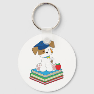 Porte-clés Diplômé mignon de chiot