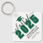 Porte-clés Diplômé vert (Recto)