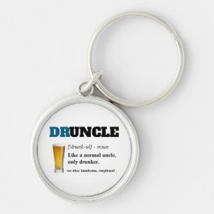 Porte-clés Dire drôle - Oncle fou de Drunny