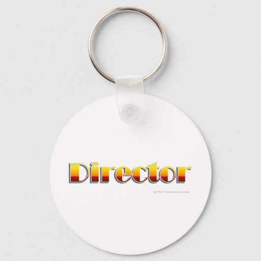 Porte-clés Directeur (texte uniquement) (Recto)