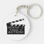 Porte-clés Directeurs Clapboard d'action (Dos)