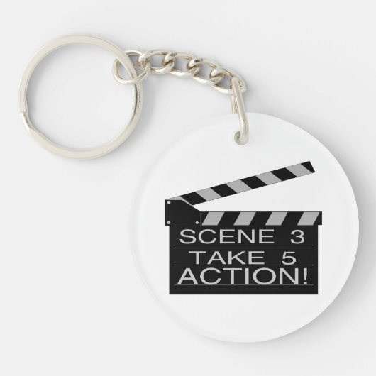 Porte-clés Directeurs Clapboard d'action (Devant)