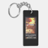 Porte-clés Dirigeable de Lebaudy avec des drapeaux du monde à (Devant gauche)