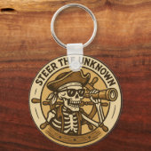 Porte-clés Dirigez le squelette de pirate inconnu (Verso)