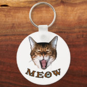 Porte-clés Dis juste "Meow" (Recto)