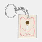 Porte-clés Dis une petite prière pour moi & Bénis-nous tous (Devant gauche)