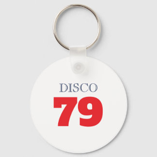 Porte-clés Disco 79 Musique Divertissement Art Pop Rétro
