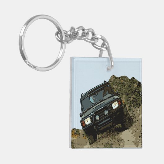 PORTE-CLÉS DISCO AVEC NATURE (Devant gauche)