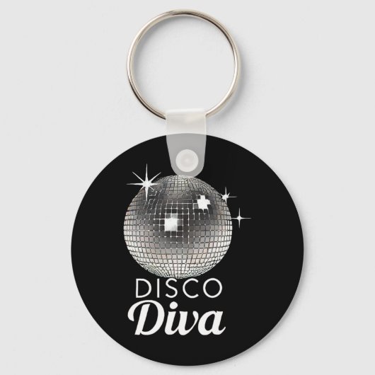 Porte-clés Disco Ball Disco Diva Queen3 (Recto)