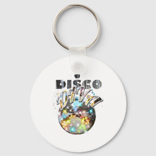 Porte-clés Disco Ball Disco Diva Queen - les années 70 Retro