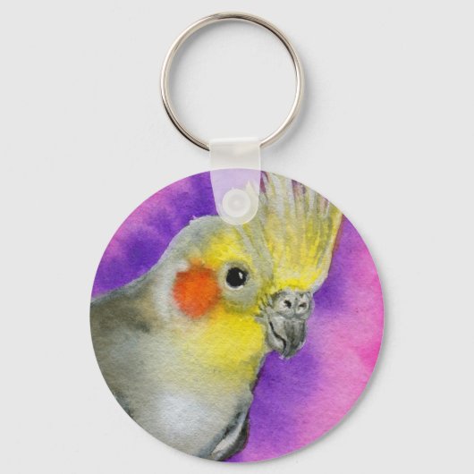 Porte-clés Disco Cockatiel (Recto)