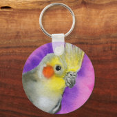 Porte-clés Disco Cockatiel (Recto)
