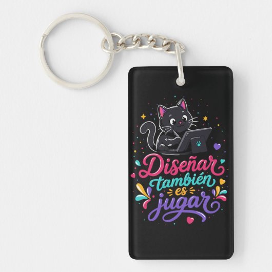 Porte-clés Diseñar también es jugar (Devant)