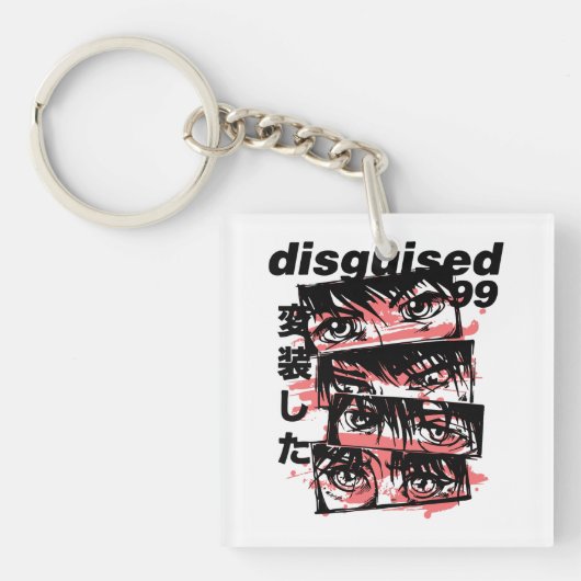 Porte-clés Disguised 99 : Collection Yeux d'Anime (Devant)