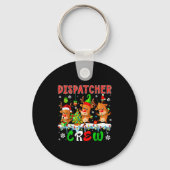 Porte-clés Dispatcher Crew Three Cute Santa Elf Reindeers Xma (Recto)