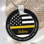 Porte-clés Dispatcher fin Gold Line Golden Glue 911<br><div class="desc">La Colle D'Or Qui La Contient. Porte - clé de ligne mince en or personnalisé pour les régulateurs 911 et les régulateurs de police. Personnalisez ce porte - clé de répartiteur avec le nom. Ce cadeau personnalisé de répartiteur est parfait pour l'appréciation du répartiteur de police, le répartiteur 911 vous...</div>