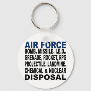 Porte-clés Disposition de la bombe etc. de l'Armée de l'Air