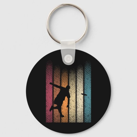 Porte-clés Disque de golf rétro Frisbee _3 (Recto)