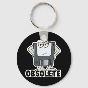 Porte-clés disque dur obsolète drôle