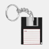 Porte-clés Disque dur rétro cool (Devant gauche)