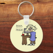 Porte-clés Disque Dur Sauvegarde Humoristique (Recto)