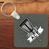 Porte-clés Disque Golf Cadeau Ace (Recto)