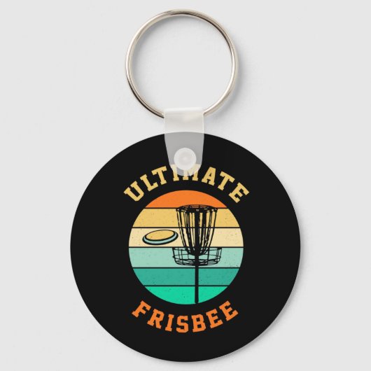 Porte-clés Disque Golf Ultimate Frisbee (Recto)