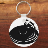 Porte-clés disque noir (Recto)