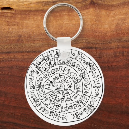 Porte-clés Disque Phaistos (Recto)
