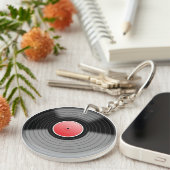 Porte-clés disque vinyle (Devant Droit)