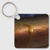 Porte-clés Disques De Matériel De Forme Planète Circulant Les (Recto)