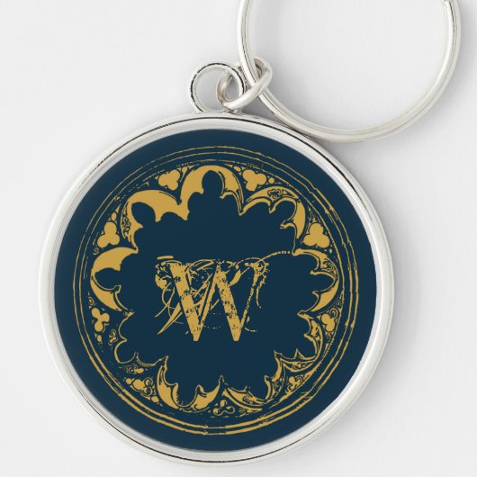 Porte-clés Distressed monogram (Devant)