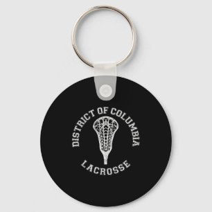 Porte-clés District Of Columbia Lacrosse Filles Lax Rétro Dis