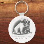 PORTE-CLÉS DITES NON À B.S.L (Recto)