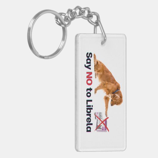 Porte-clés Dites NON au Porte - clé Librela (Devant gauche)